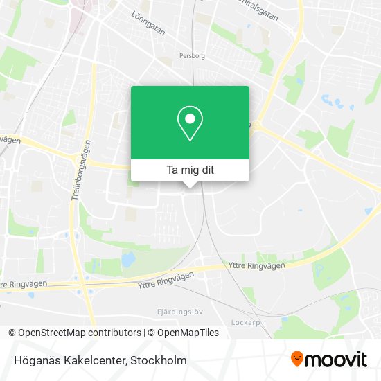 Höganäs Kakelcenter karta