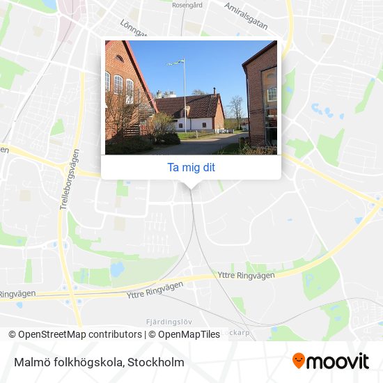 Malmö folkhögskola karta