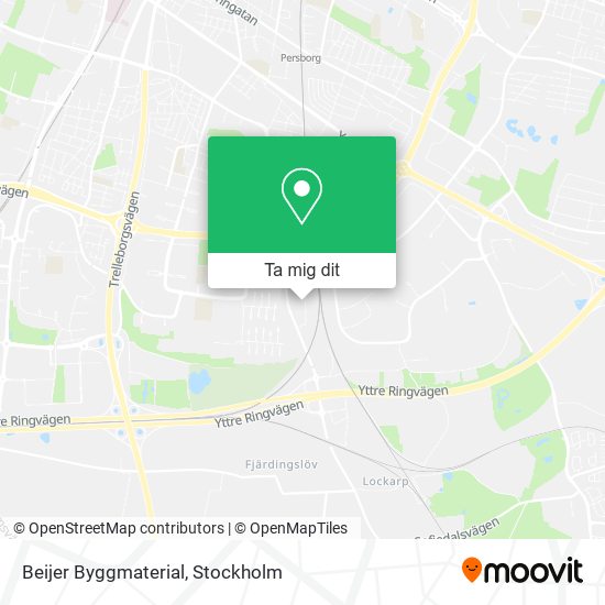 Beijer Byggmaterial karta