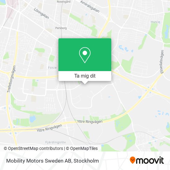 Mobility Motors Sweden AB karta