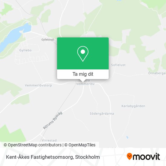 Kent-Åkes Fastighetsomsorg karta