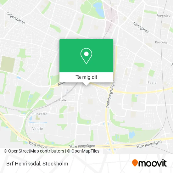 Brf Henriksdal karta