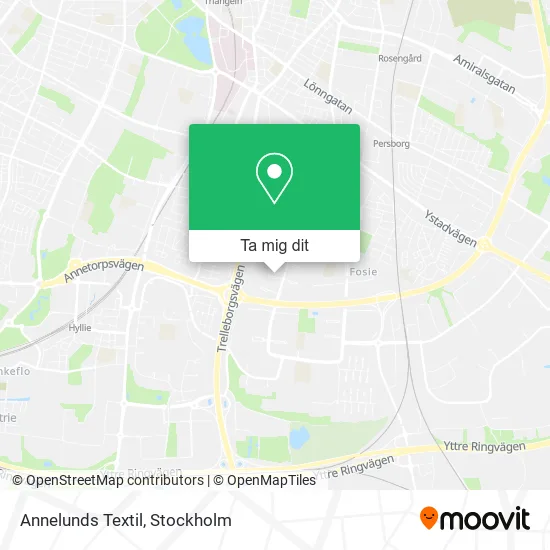 Annelunds Textil karta