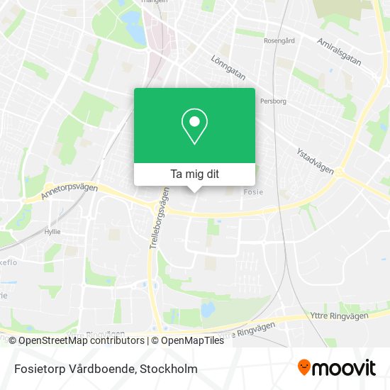 Fosietorp Vårdboende karta