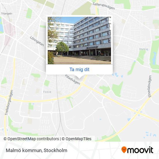 Malmö kommun karta