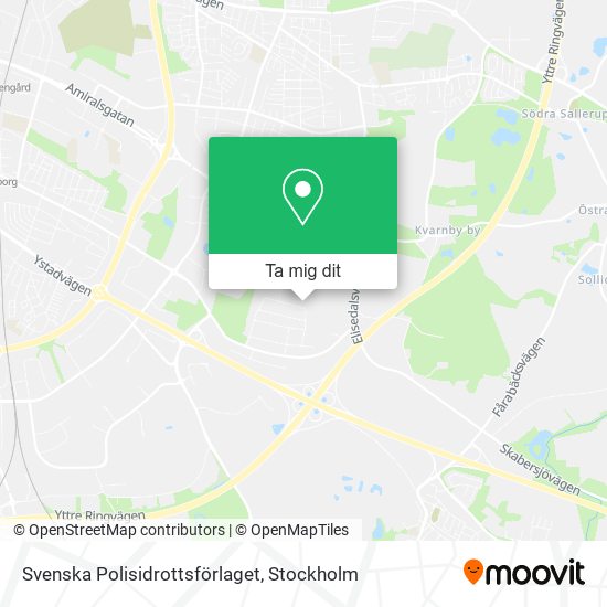 Svenska Polisidrottsförlaget karta