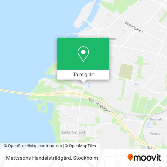 Mattssons Handelsträdgård karta