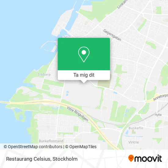 Restaurang Celsius karta