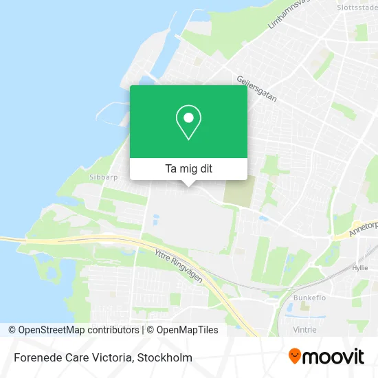 Forenede Care Victoria karta