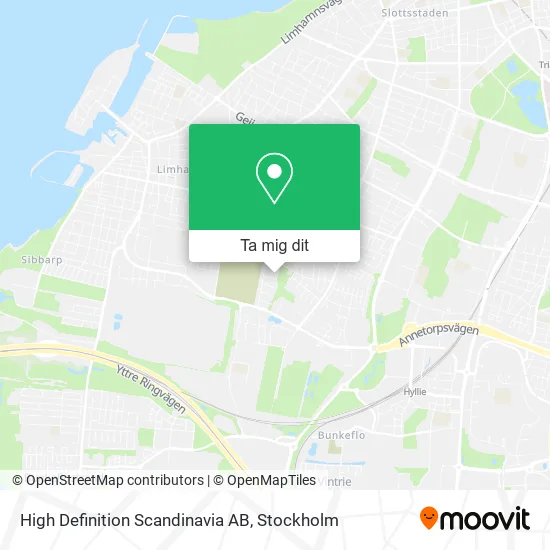 High Definition Scandinavia AB karta