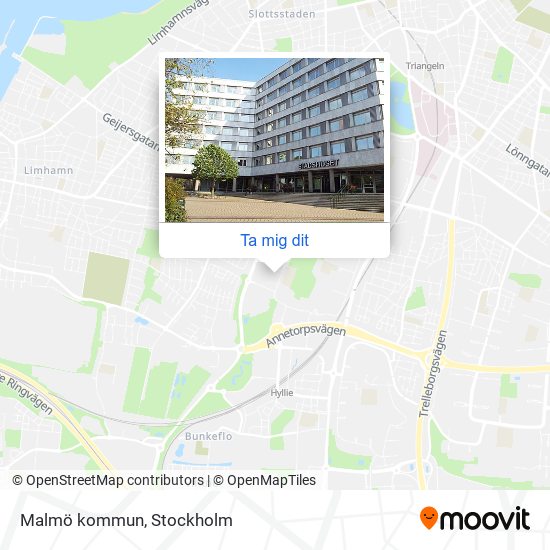 Malmö kommun karta