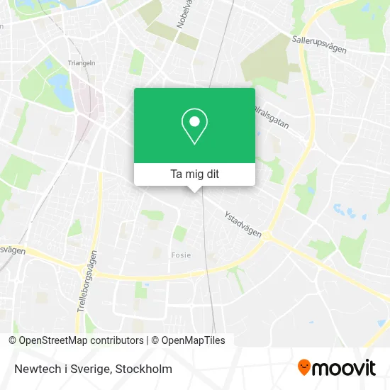 Newtech i Sverige karta
