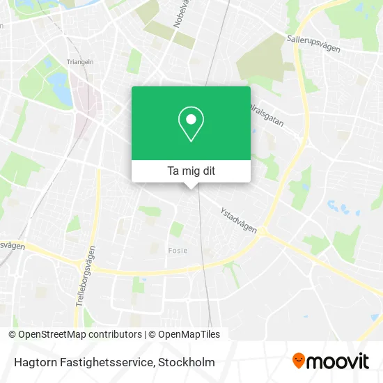 Hagtorn Fastighetsservice karta