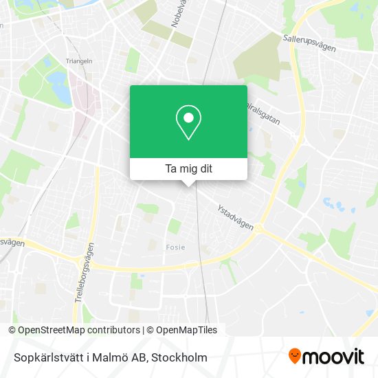 Sopkärlstvätt i Malmö AB karta