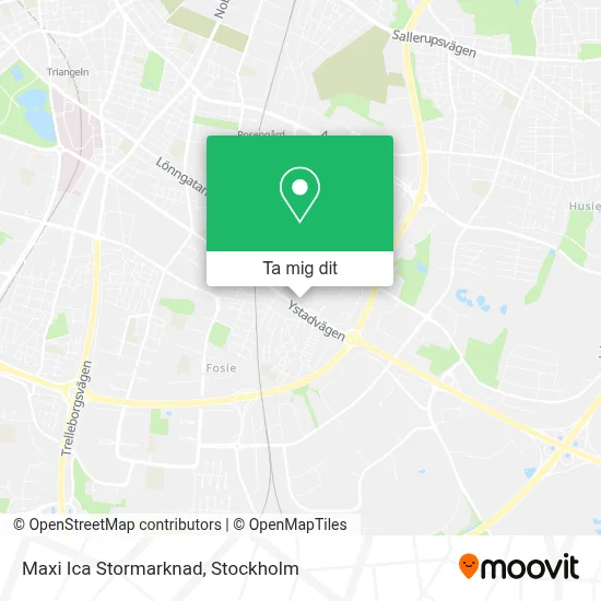 Maxi Ica Stormarknad karta