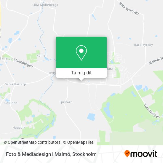 Foto & Mediadesign i Malmö karta