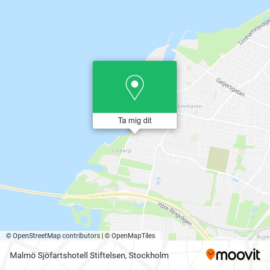 Malmö Sjöfartshotell Stiftelsen karta