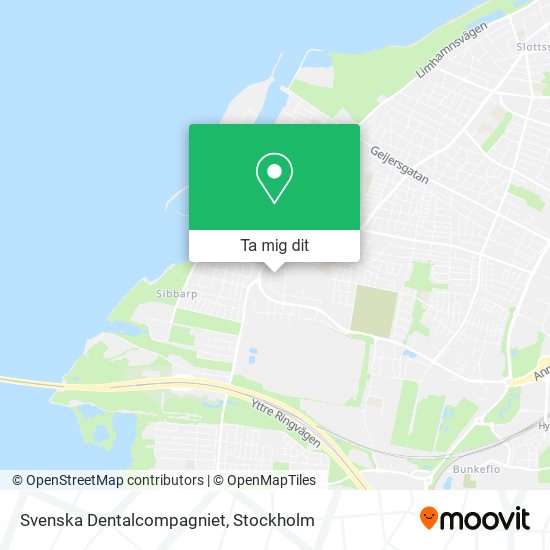 Svenska Dentalcompagniet karta