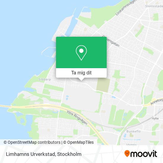Limhamns Urverkstad karta