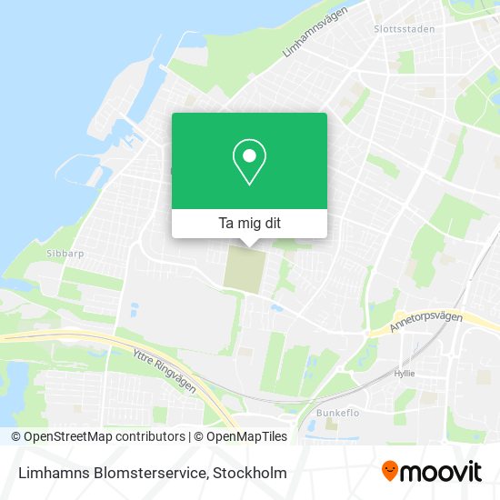Limhamns Blomsterservice karta