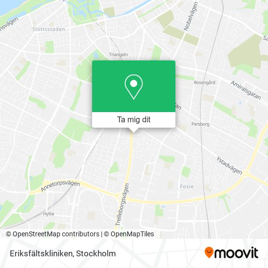 Eriksfältskliniken karta