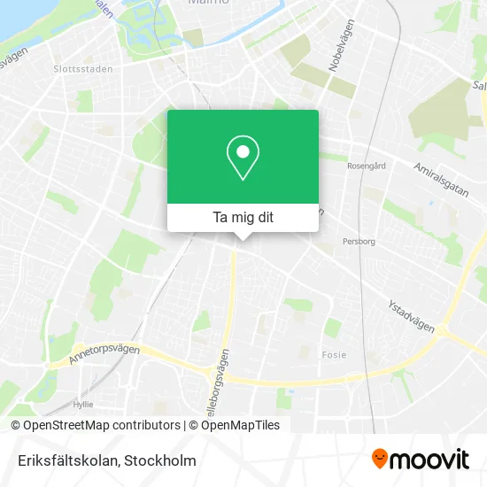 Eriksfältskolan karta