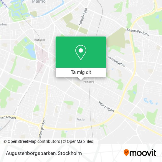 Augustenborgsparken karta