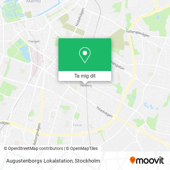 Augustenborgs Lokalstation karta