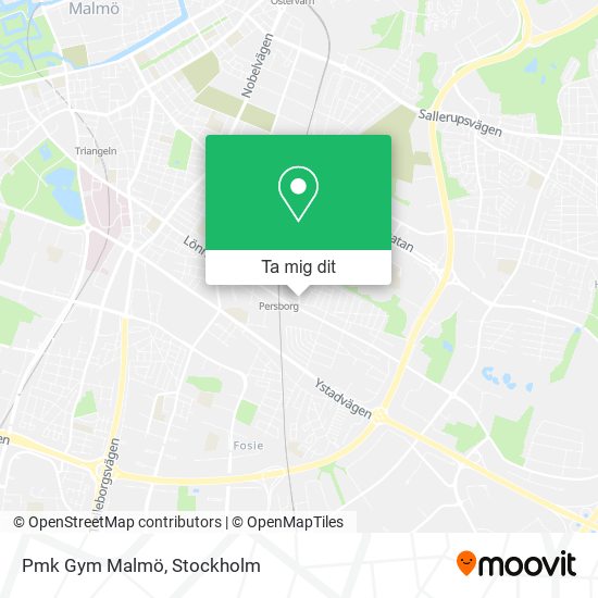 Pmk Gym Malmö karta