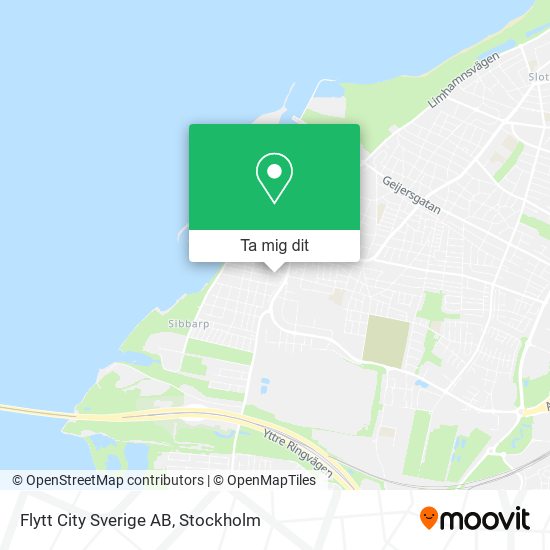 Flytt City Sverige AB karta