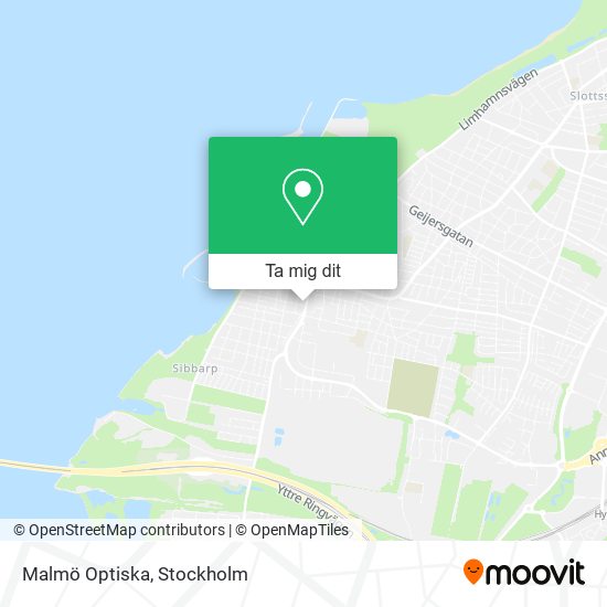 Malmö Optiska karta