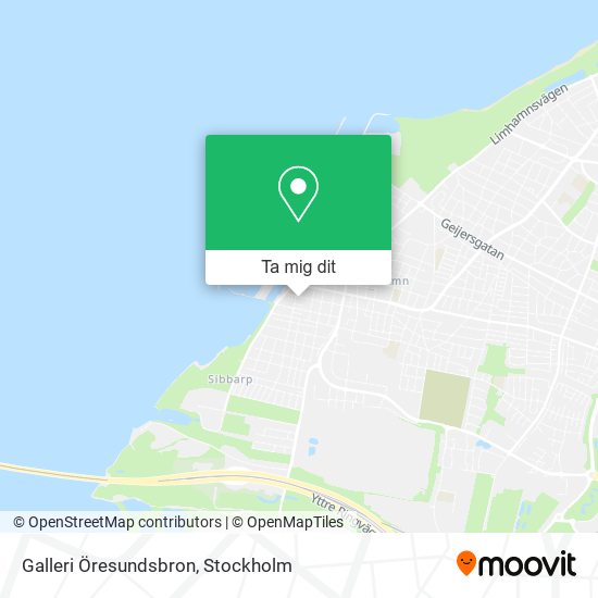 Galleri Öresundsbron karta