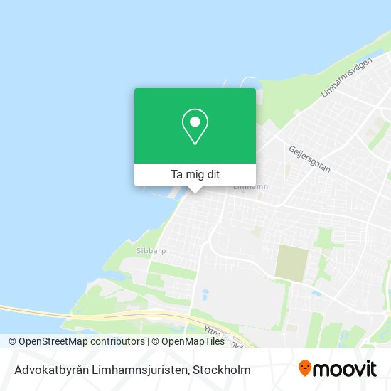 Advokatbyrån Limhamnsjuristen karta