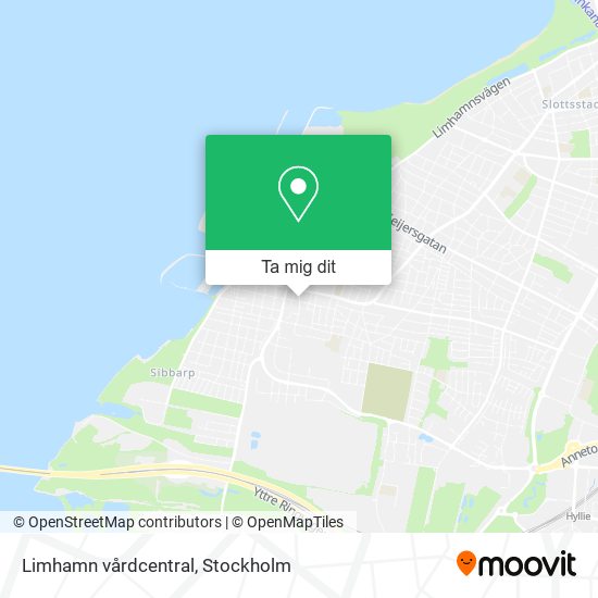 Limhamn vårdcentral karta