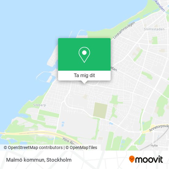 Malmö kommun karta