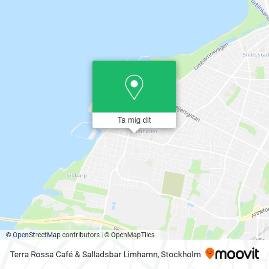 Terra Rossa Café & Salladsbar Limhamn karta