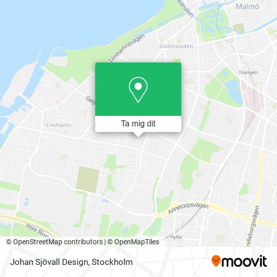 Johan Sjövall Design karta