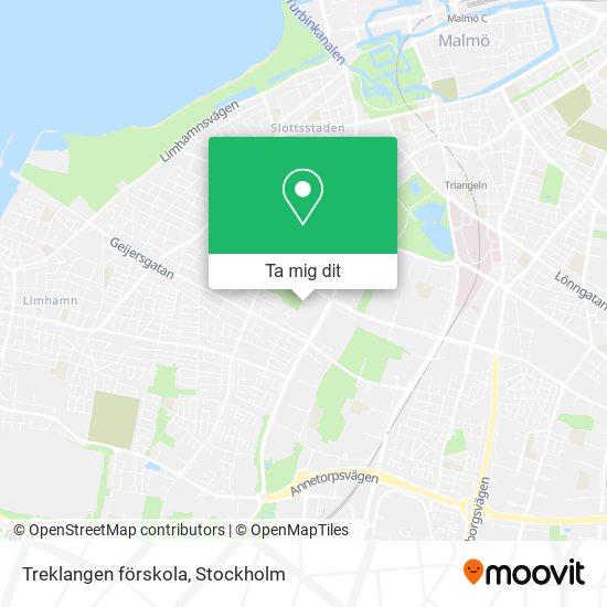 Treklangen förskola karta