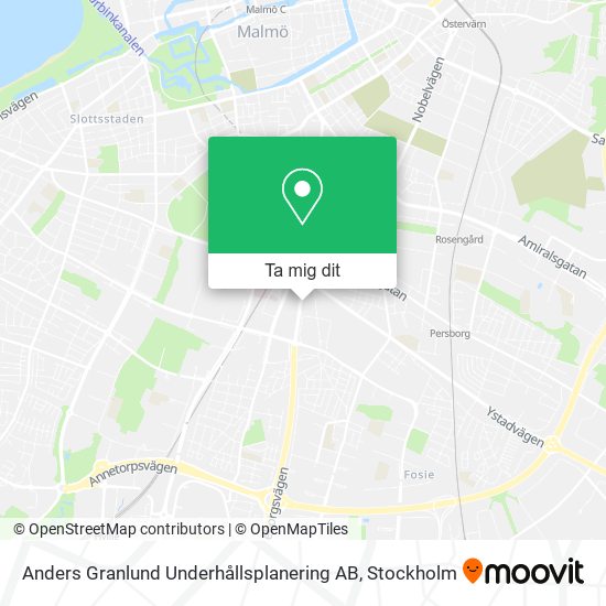 Anders Granlund Underhållsplanering AB karta