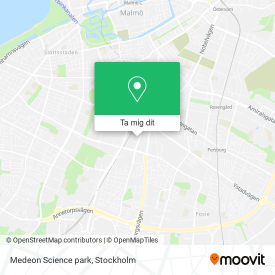 Medeon Science park karta