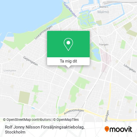 Rolf Jonny Nilsson Försäljningsaktiebolag karta