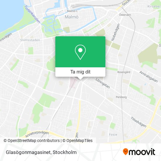 Glasögonmagasinet karta