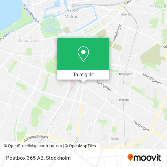 Postbox 365 AB karta