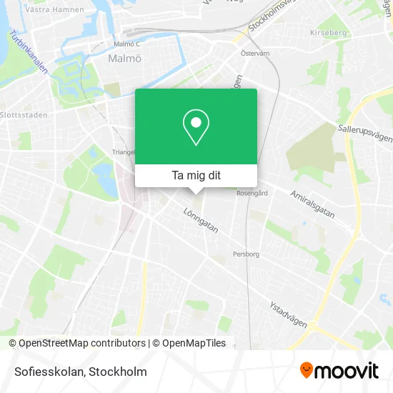 Sofiesskolan karta