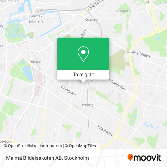 Malmã Bildelsakuten AB karta