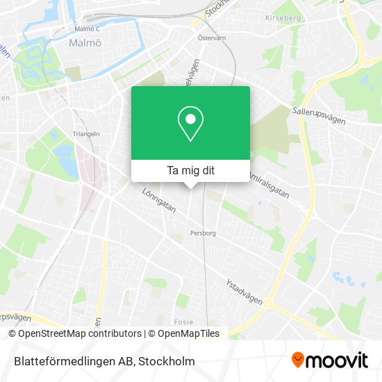 Blatteförmedlingen AB karta