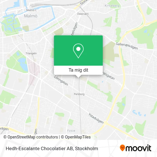 Hedh-Escalante Chocolatier AB karta