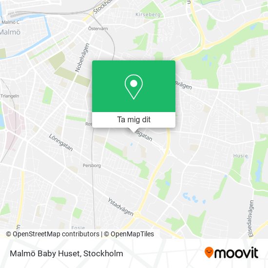 Malmö Baby Huset karta