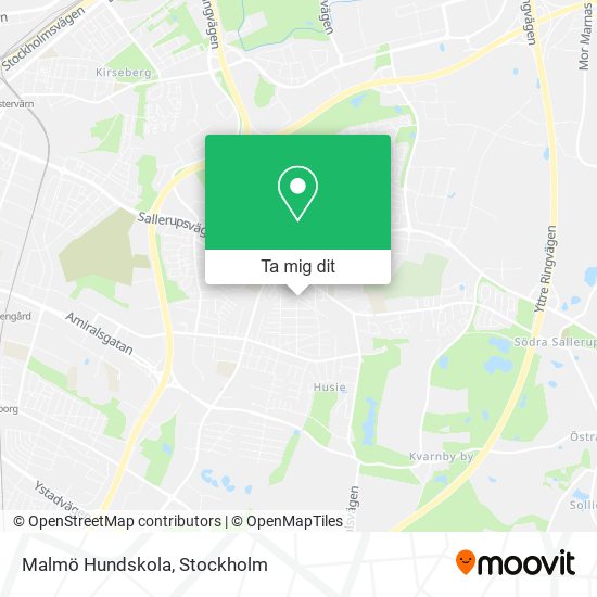 Malmö Hundskola karta