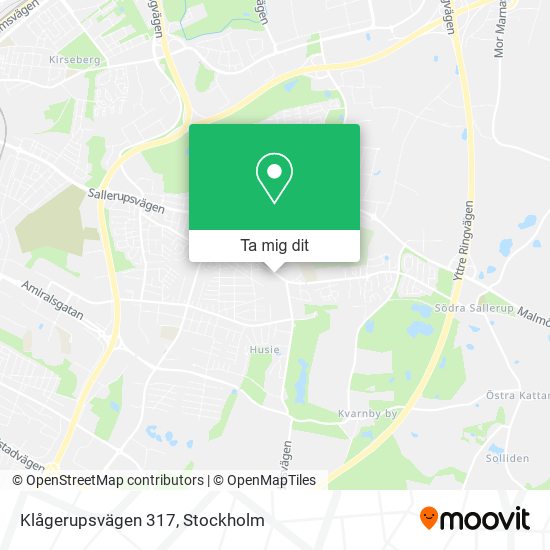 Klågerupsvägen 317 karta